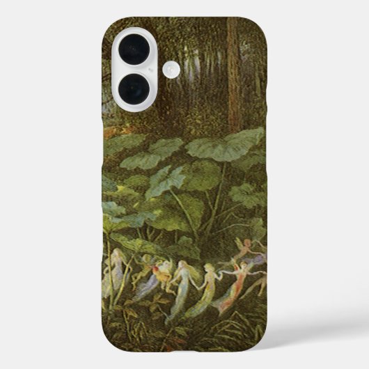 リチャード・ドイルの『ドックの葉の下で』、妖精の芸術 Case-Mate iPhoneケース (裏面)