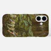 リチャード・ドイルの『ドックの葉の下で』、妖精の芸術 Case-Mate iPhoneケース (裏面 (横))