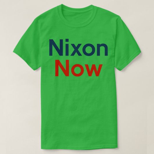 リチャード・ニクソンが政治スローガン運動デザイン Tシャツ (デザイン正面)