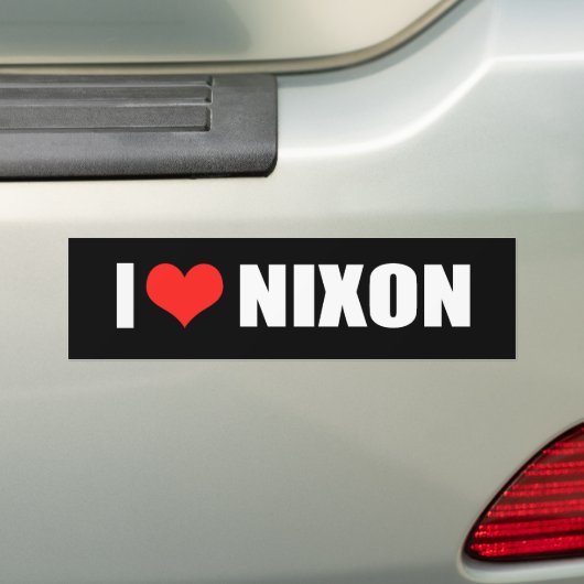 リチャード・ニクソンの選挙のギア バンパーステッカー (車上)