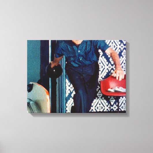 リチャード・ニクソンボーリング キャンバスプリント (正面)