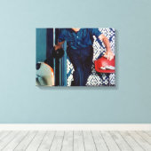 リチャード・ニクソンボーリング キャンバスプリント (インサイチュ (ウッドフロア))