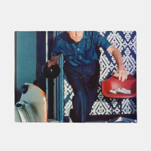 リチャード・ニクソンボーリング ドアマット (正面)