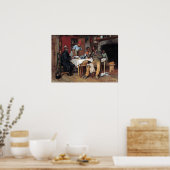 リチャード・ノリス・ブルック牧歌的な訪問 ポスター (キッチン)