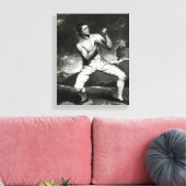 リチャード・ハンフレイポートレート キャンバスプリント (インサイチュ (リビング))