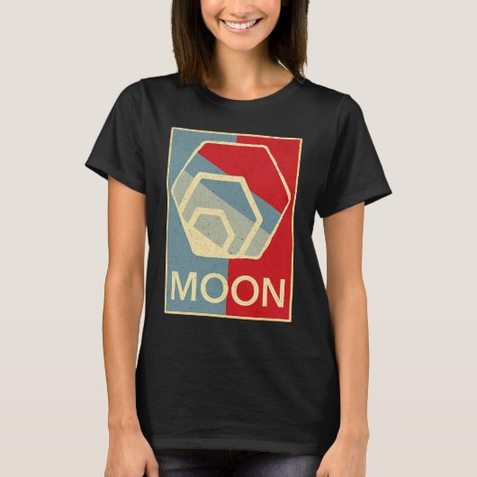 リチャード・ハートによるHEX暗号　HEX価格チャート月 Tシャツ (正面)
