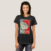 リチャード・ハートによるHEX暗号　HEX価格チャート月 Tシャツ (正面フル)