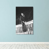 リチャード・バートンポートレート キャンバスプリント (インサイチュ (ウッドフロア))