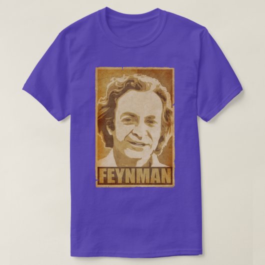 リチャード・ファインマン Tシャツ (デザイン正面)