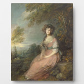 リチャード・ブリンスリー・シェリダン夫人、1785年～87年 フォトプラーク (正面)