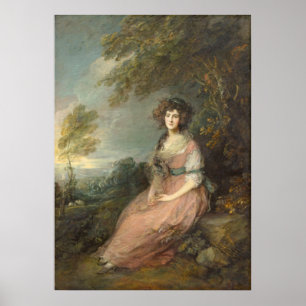 リチャード・ブリンスリー・シェリダン夫人、1785年~87年 ポスター