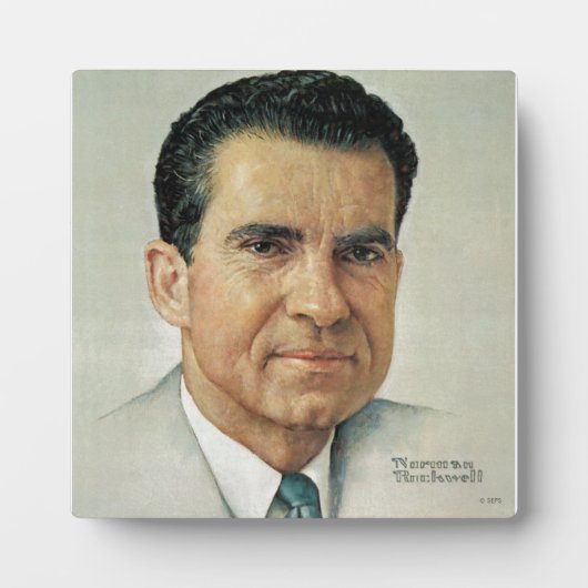 リチャード・ミルハウスニクソン フォトプラーク (正面)