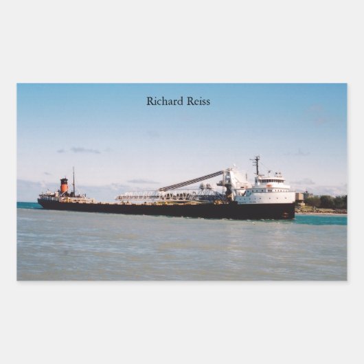 リチャード・ライスESAGステッカー 長方形シール (正面)