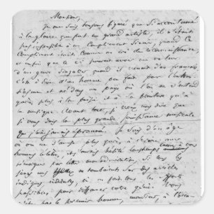リチャード・ワーグナーへの手紙1860年2月17日 スクエアシール