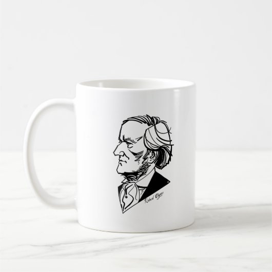 リチャード・ワーグナー コーヒーマグカップ (左)