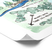 リチャード・E・リッチ・アカデミーの地図 ポスター (角)