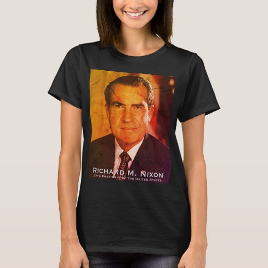 リチャード・M・ニクソン(アメリカ37代大統領) Tシャツ (正面)