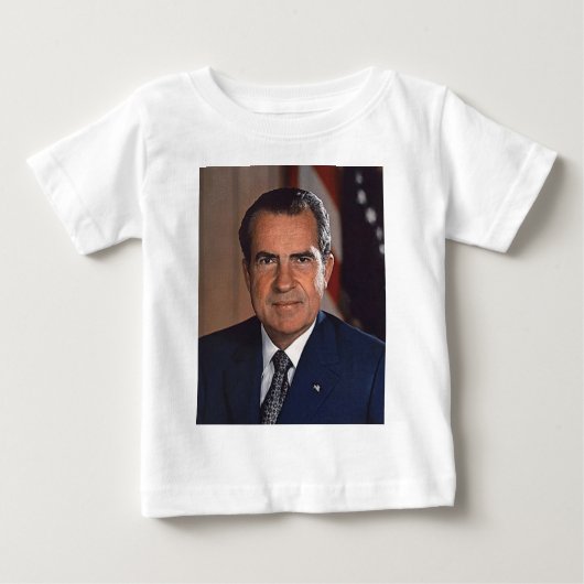 リチャード・M・ニクソン ベビーTシャツ (正面)