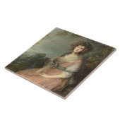 リチャードBrinsley Sheridan、1785年- 87夫人 タイル (側面)