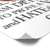 リチャードIII引用文 ポスター (角)