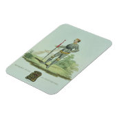 リチャードIII (1452-85) 1470、W. Maddockによる彫刻 マグネット (左側)