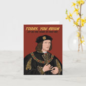 リチャードIII Today You Re支配誕生日 カード (黄色い花)