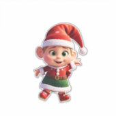 リッおもしろいトル・サンタ シール (正面)