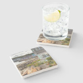 リッかわいらしトルビーチハウス ストーンコースター (横)