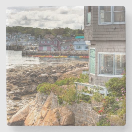 リッかわいらしトルビーチハウス ストーンコースター (正面)