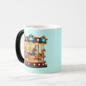 リッかわいらしトル回転木馬 モーフィングマグカップ (正面左)