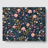 リッエレガントトルバードフローラベビーシャワーゲストブック ゲストブック (裏面)