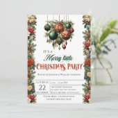 リッエレガントトルメリークリスマスパーティの招待状 招待状 (スタンド正面)