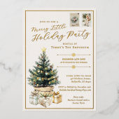 リッエレガントメリート企業のホリデーパーティー 箔招待状 (正面)