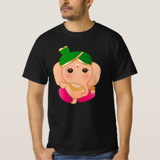 リッカラフルトルロードGANESHAロゴユニークデザイン Tシャツ
