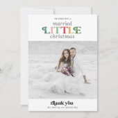 リッカラフルト結婚した・クリスマス シーズンカード (正面)