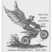 リッキーの記念ステッカー シール (正面)