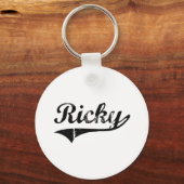 リッキークラシックスタイル名 キーホルダー (正面)