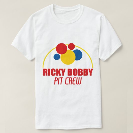 リッキー・ボビー・ピットクルー Tシャツ (デザイン正面)