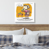 リックおもしろいロンドンアレクサンダーベルホンプリント キャンバスプリント (インサイチュ (寝室))