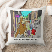 リックおもしろいロンドンコットンツリーヒガー装飾用クッション クッション (ブランケット)