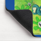 リックおもしろいロンド縁どンコリーフラワー漫画 マウスパッド (コーナー)