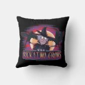 リックとカラス二羽 クッション (裏面)