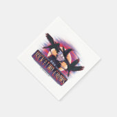 リックとカラス二羽 スタンダードカクテルナプキン (角)