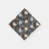 リックとモティの稲妻パターン スタンダードカクテルナプキン (角)