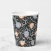 リックとモティの稲妻パターン 紙コップ (左)