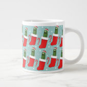 リックとモティ |クリスマス・ピックル・リック・パターン ジャンボコーヒーマグカップ (右)