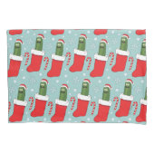 リックとモティ |クリスマス・ピックル・リック・パターン 枕カバー (正面)