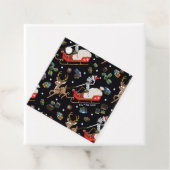 リックとモティ |トナカイそりのクリスマスパターン フェイバータグ (インサイチュ)