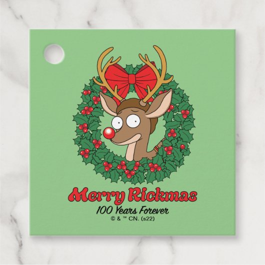 リックとモティ |トナカイのモーティメリーリクマス フェイバータグ (正面)