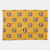 リックとモティ |休日リースパターン キッチンタオル (横)